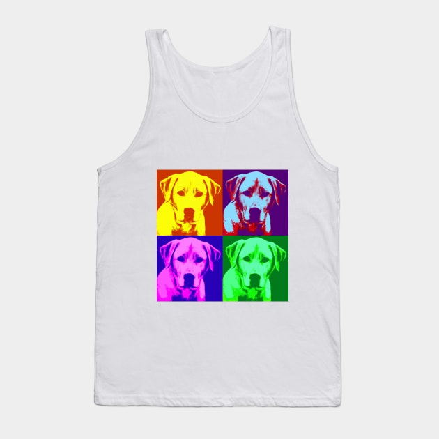 Pop Art - Labrador Retriever Tank Top by Naves